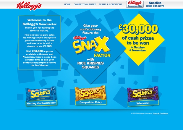 SnaxFactor Microsite