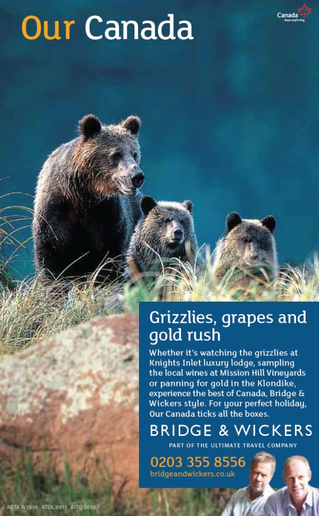 Our Canada Grizzlies, Grapes and Gold Rush